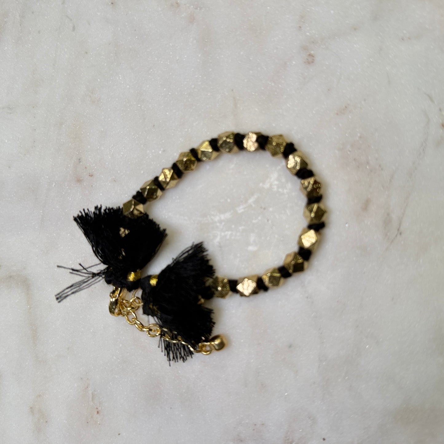 Brazalete Fuljhadi Magic Negro · Lujo Artesanal