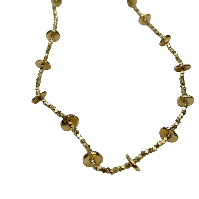 Collar Ameeba Neckstring Dorado