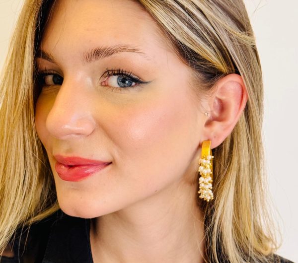 Aros Crystal Hoop – Cristales Clear