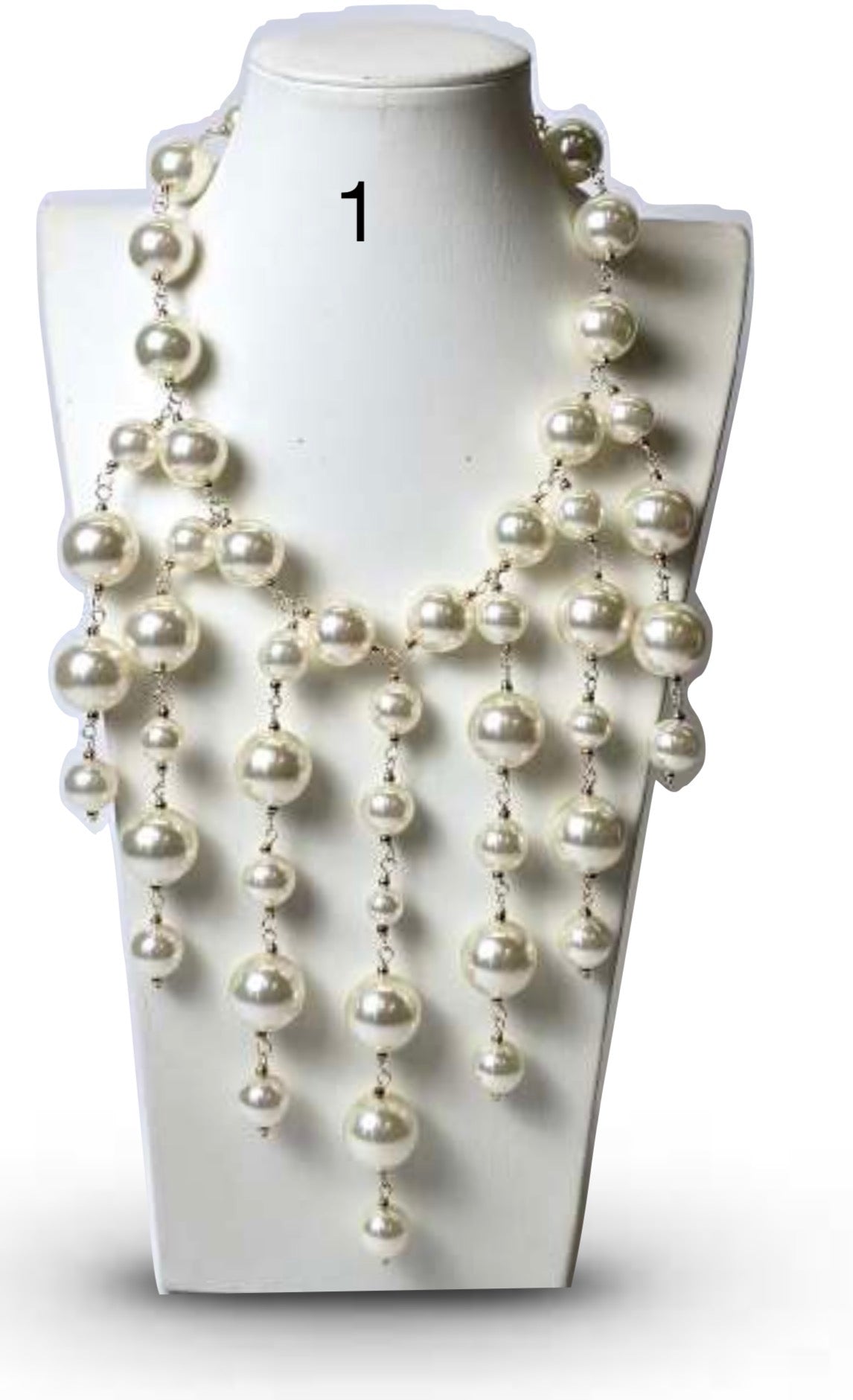 Collar Chandelier rosario – detalle – Trovare Chile