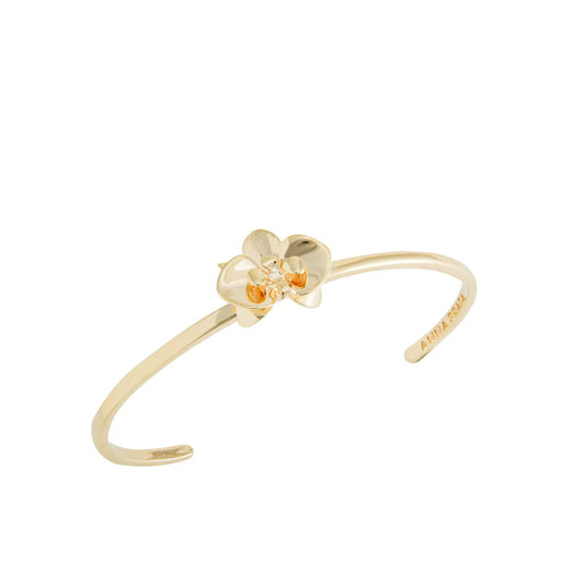 Pulsera Orquídea S baño de oro 18K – Anna Prata | Trovare Chile