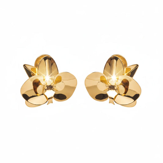 Aros Mini Orquídea Gold – Anna Prata | Trovare Chile