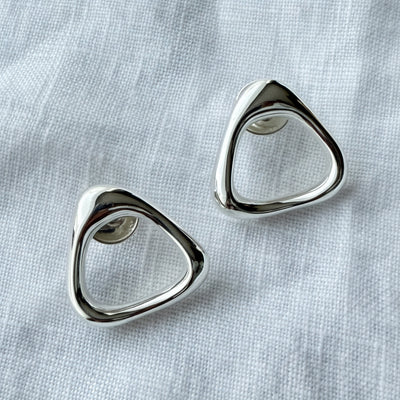 Aros Serena plateados – Anna Prata | Trovare Chile