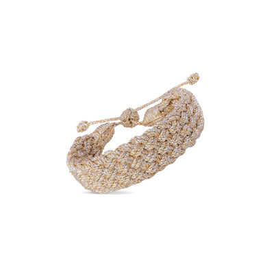 Pulsera Diyah Gold Silver trenza marroquí – Trovare Chile
