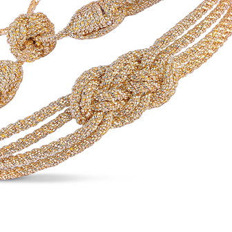 Pulsera Knot Gold – Sfifa Marroquí Hecha a Mano