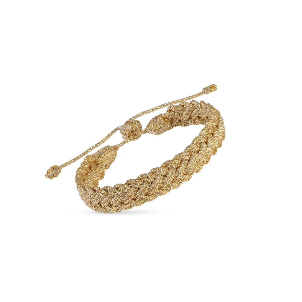 Pulsera Mini Azal Gold – Trenza Marroquí Minimalista