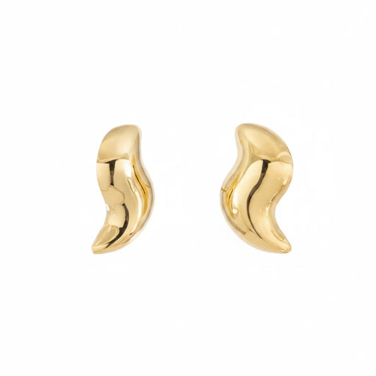 Aros Anna Clara baño de oro 4 micras – Anna Prata | Trovare Chile