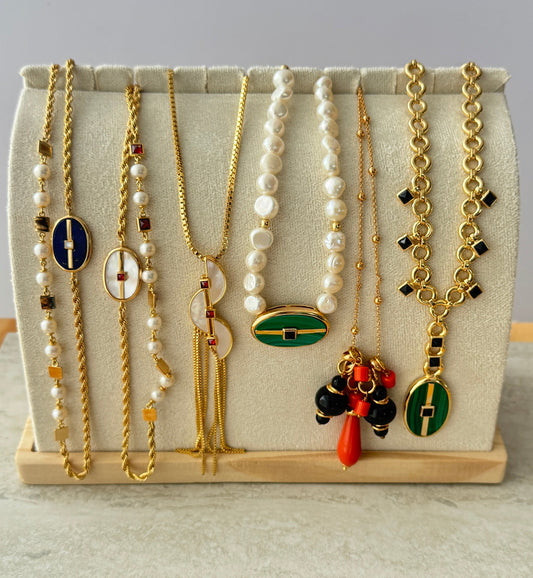 Collares de Cristina Sabatini en Trovare Joyas Chile