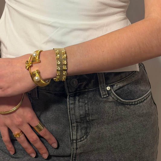 Pulseras y anillos bañados en oro 18K – Trovare Chile
