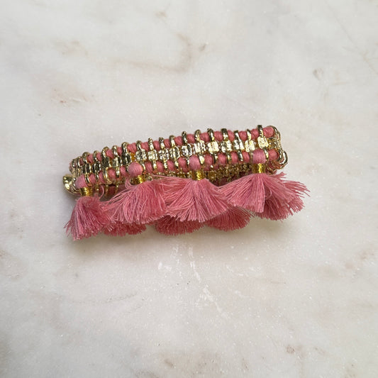 Pulsera Ful Pink · Lujo Artesanal