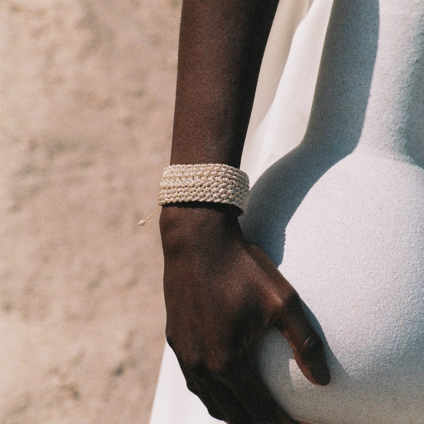 Pulsera Uzoud Gold Silver – Trenza Marroquí Bicolor Cascadas de Ouzoud