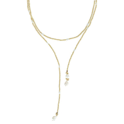 Collar Aahwini Necktie Perlas