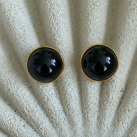 Aros Valentina negro de resina – vista 2 – Trovare Chile