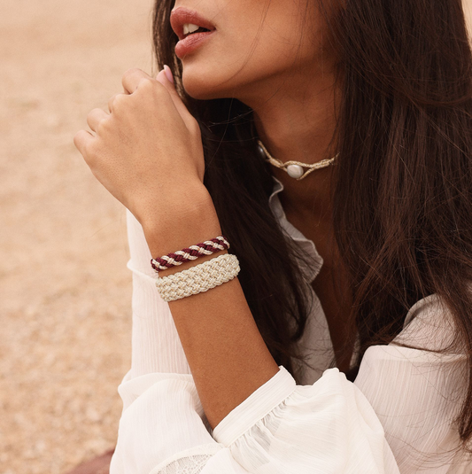 Pulsera Diyah trenzada a mano – Maayäz Marruecos