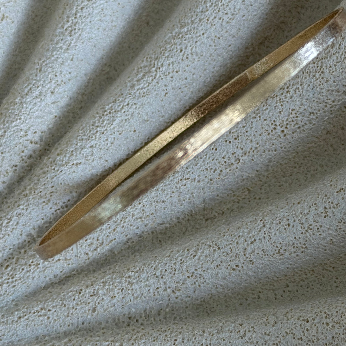 Pulsera Clara satinada baño de oro – vista 3 – Trovare Chile
