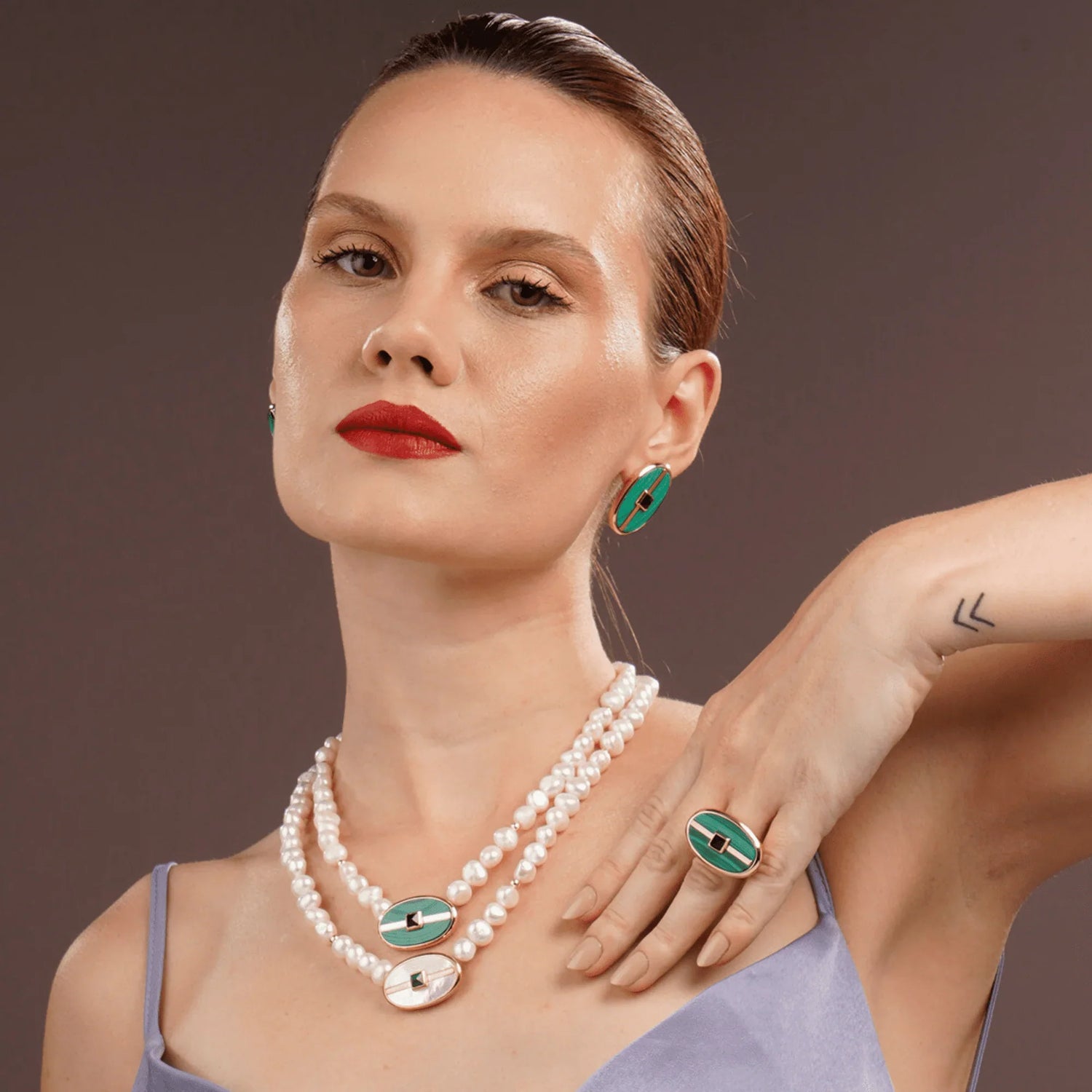 collar semi lujo coleccion trovare joyas