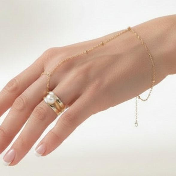 Pulsera de mano dorada – Trovare Chile