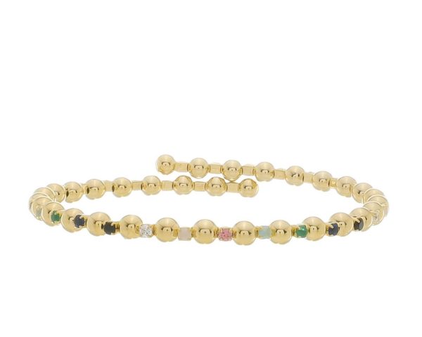 Pulsera Balls – Cristales de Colores Mixtos