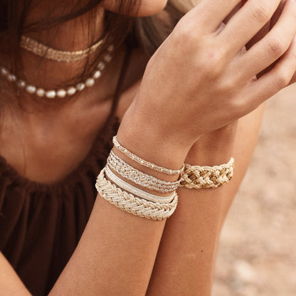 Pulsera Azal de trenza marroquí hecha a mano, foto principal