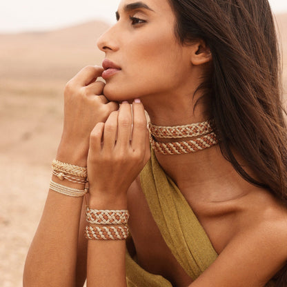 Pulsera Azal de trenza marroquí hecha a mano, vista adicional