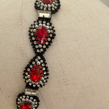 Cintillo Cristal Rojo