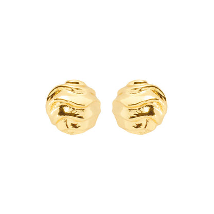 Detalle del set de aros Merce en oro 18k – Anna Prata Chile