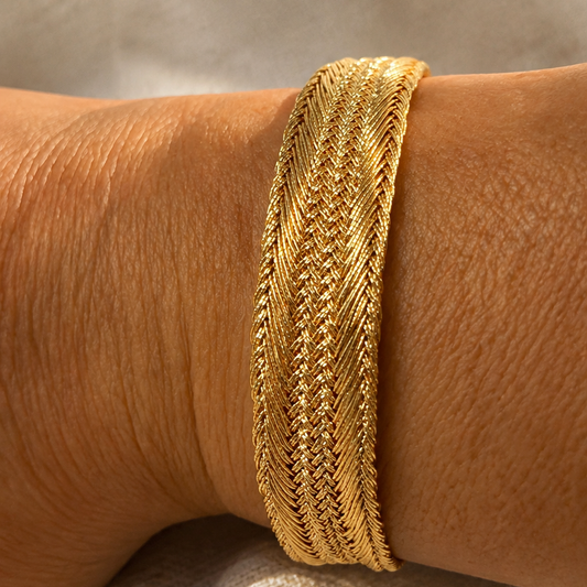 Pulsera Nerry Peach sfifa marroquí en muñeca – Trovare Chile