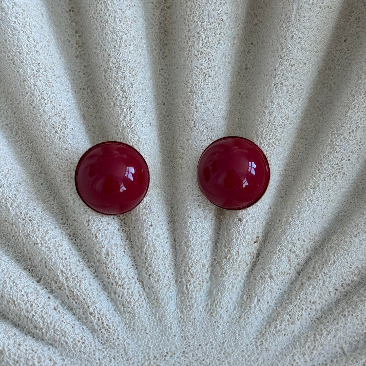 Aros Valentina Rojo