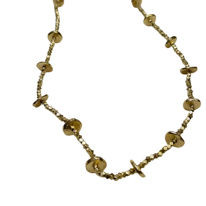 Collar Ameeba Neckstring Dorado