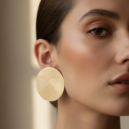 Aros Olivia | Baño de Oro 18K | Hechos en Brasil
