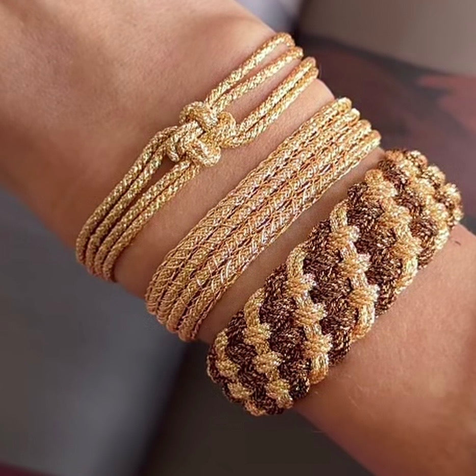 Pulsera Diyah Nº2 Peach Cinnamon – vista adicional – Trovare Chile