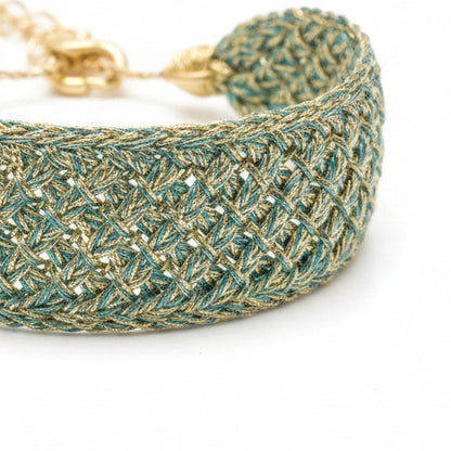 Pulsera Luma Nº1 Gold Sage – vista 3 – Trovare Chile