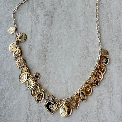 Collar Dijes - Baño oro