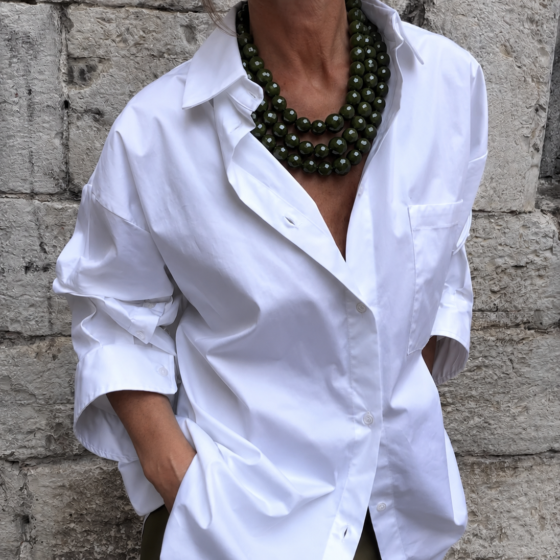 Collar Sfaccetta resina facetada – vista 4 – Trovare Chile