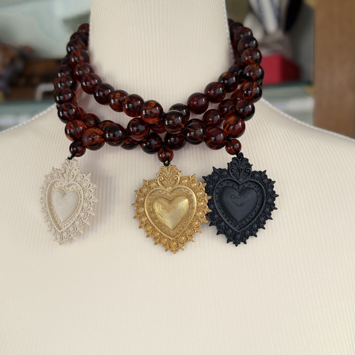 Collar Cuore Tartaruga – vista 2 – Trovare Chile