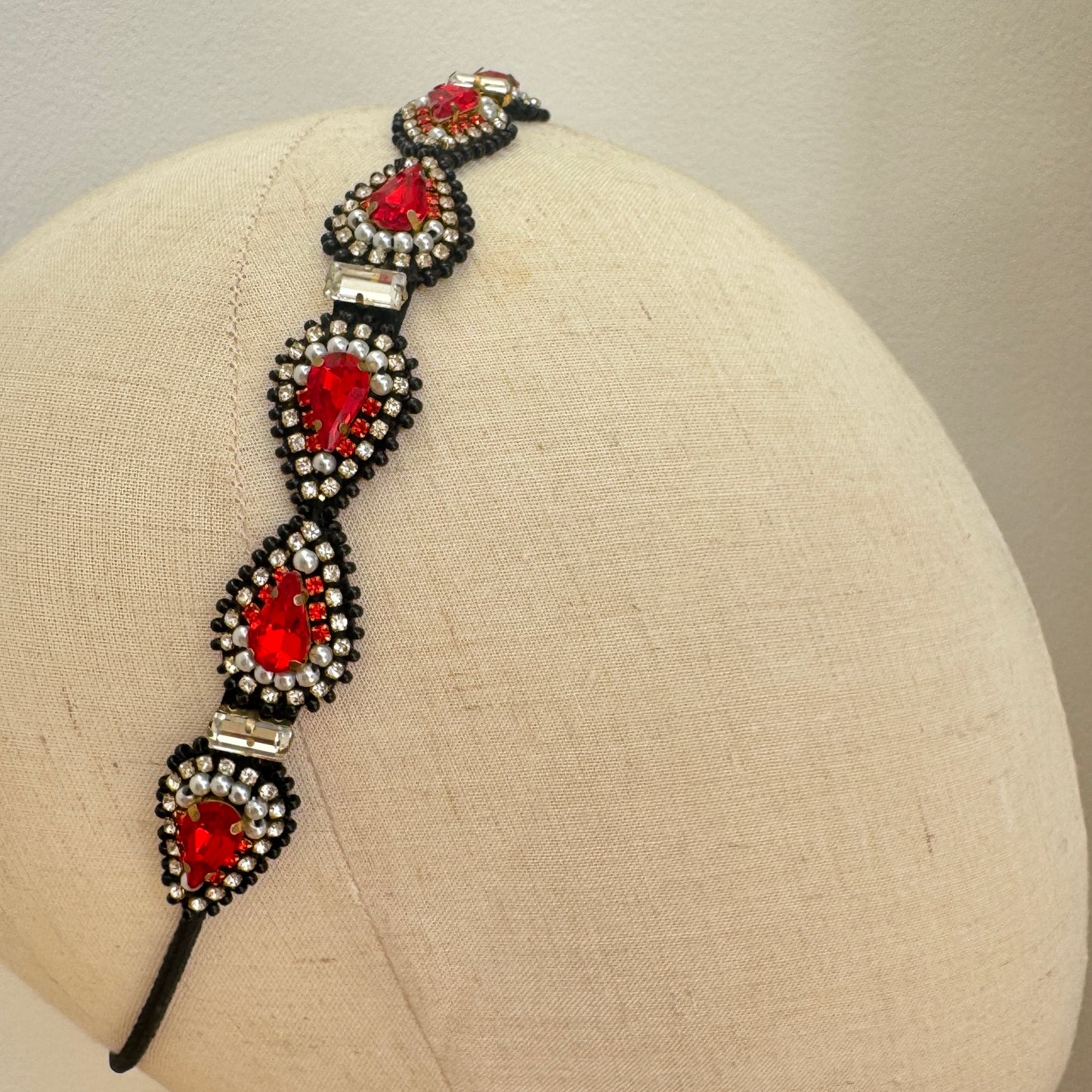 Cintillo Cristal Rojo