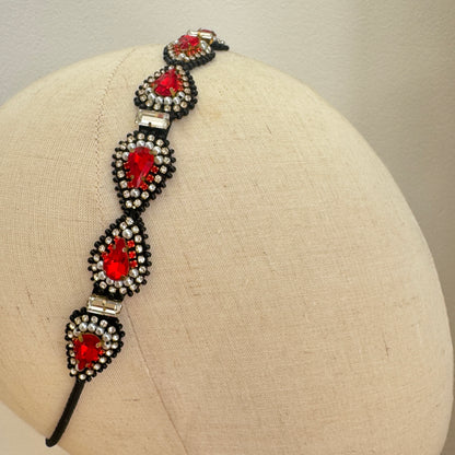 Cintillo Cristal Rojo