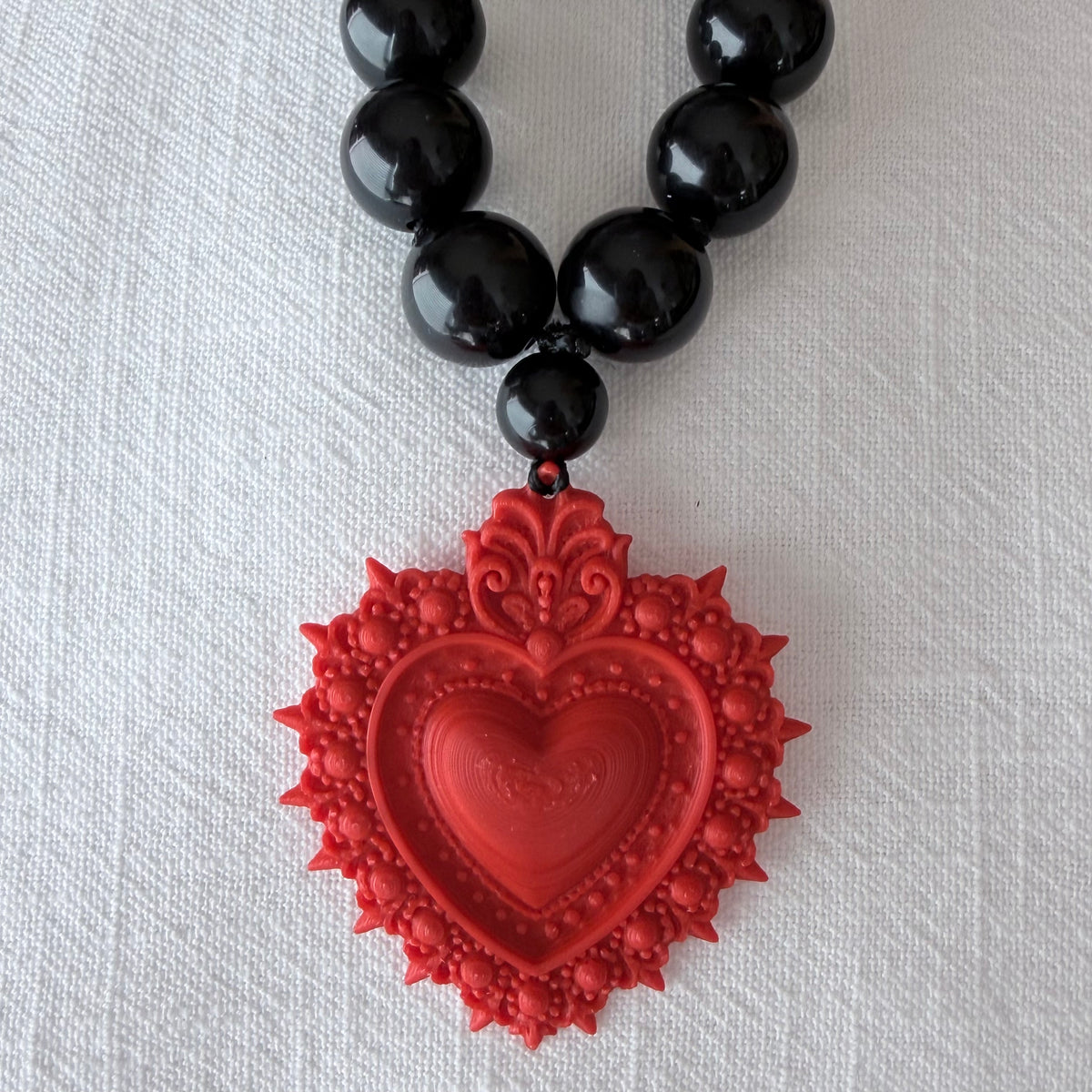 Collar Cuore Resina Italiana