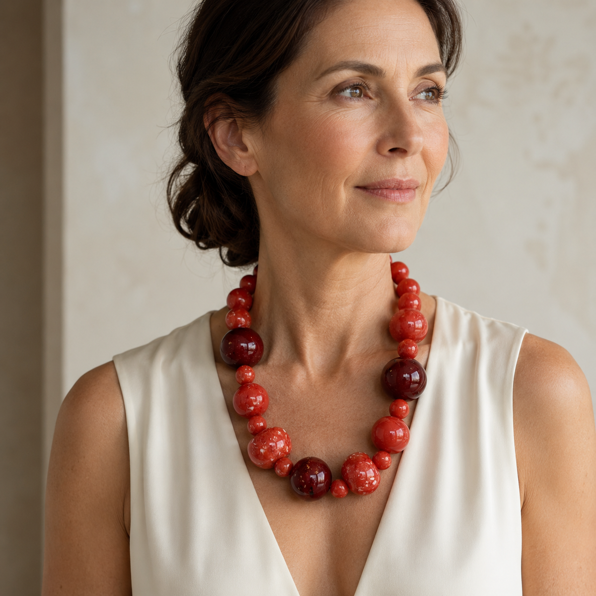 Collar Baco de resina italiana – vista 3 – Trovare Chile