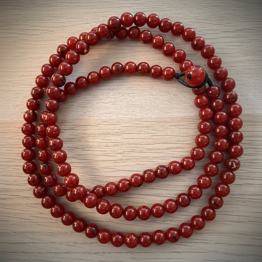 Collar resina largo Corallo