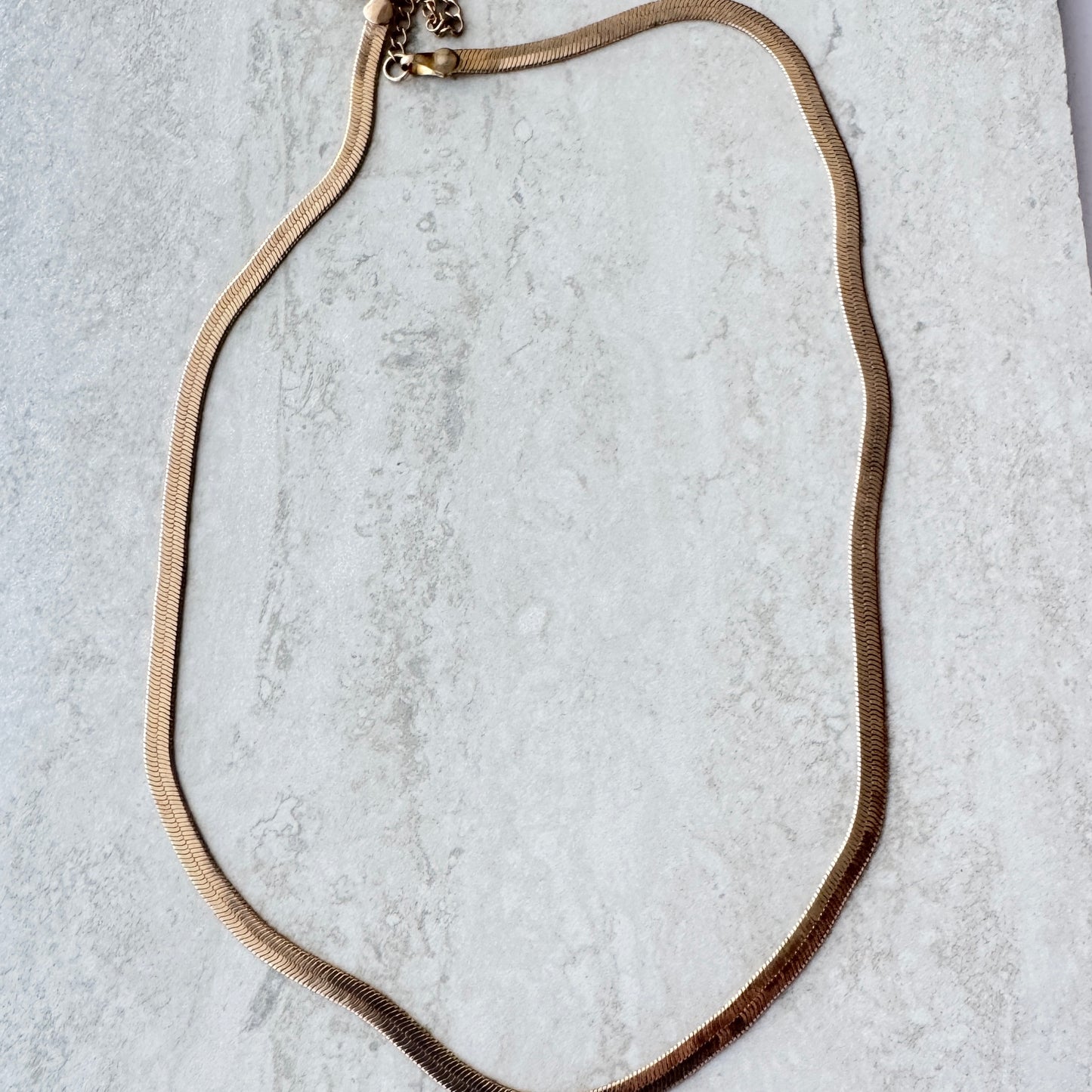 Collar Plano Flexible - Baño de oro