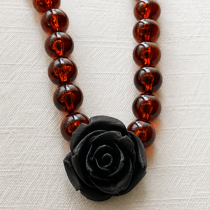 Collar Camelia Tartaruga – vista 7 – Trovare Chile