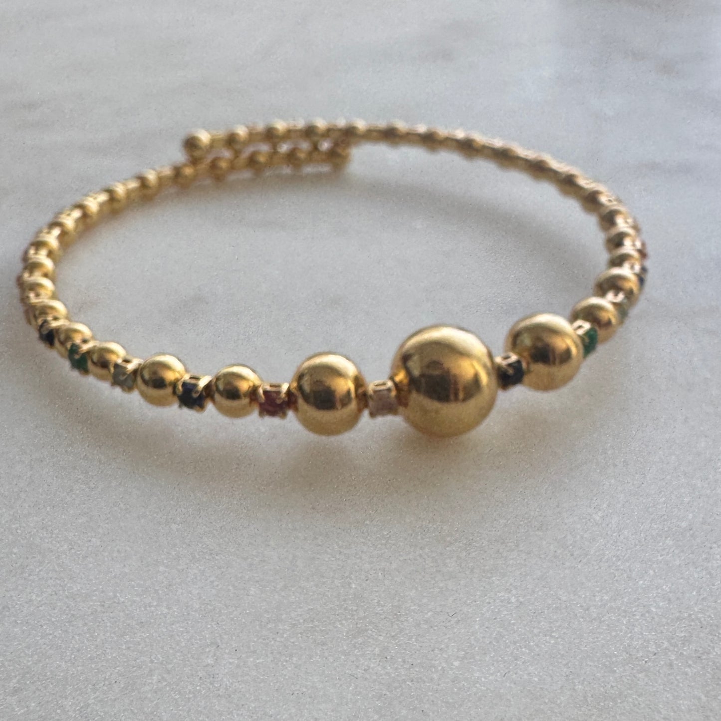 Pulsera Balls – Cristales de Colores Mixtos