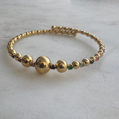 Pulsera Balls – Cristales de Colores Mixtos