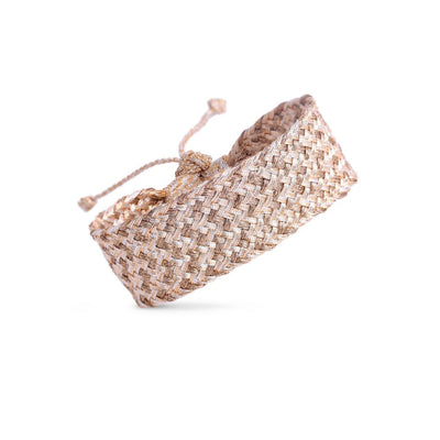 Pulsera Maxi Ania Nº2 Peach Silver Walnut sfifa – Trovare Chile