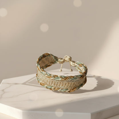 Pulsera Nalea Peach Silver – vista adicional