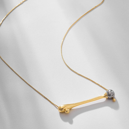 Collar Gota – Colección Chuva | Baño de Oro