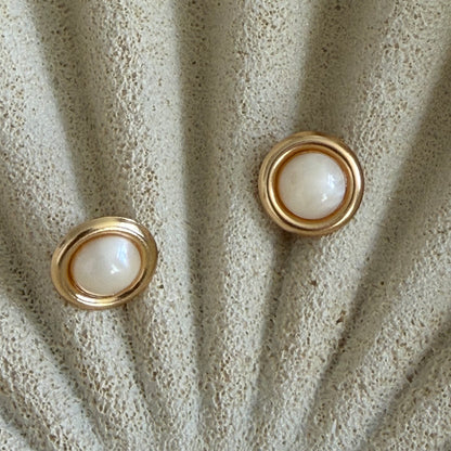 Aros Paula Perla Resina