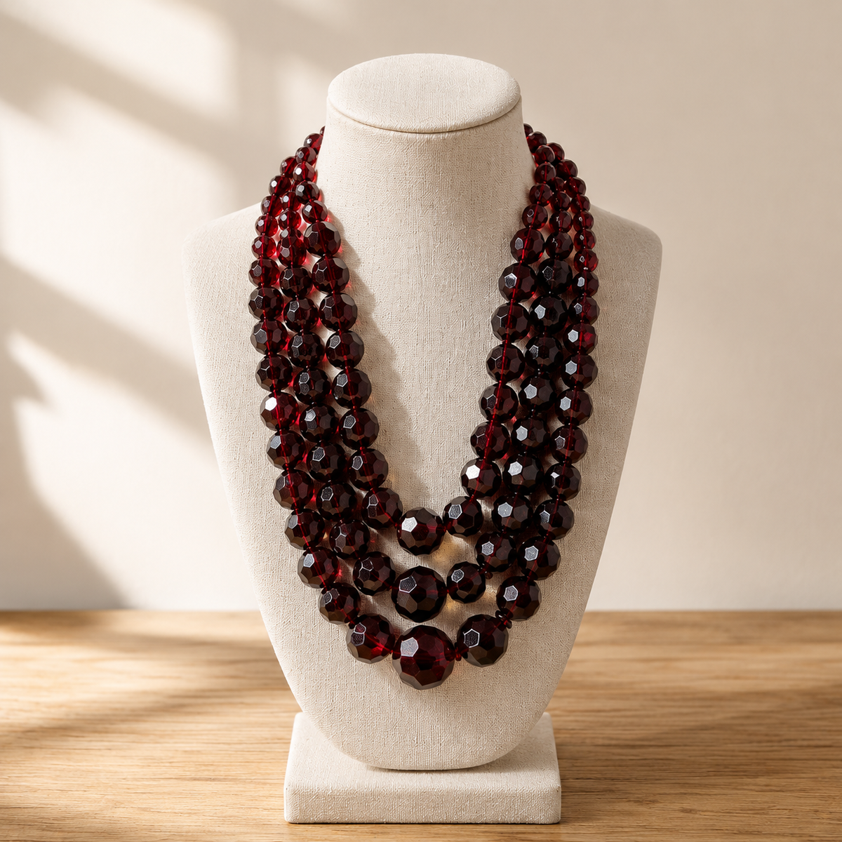 Collar Sfaccetta resina facetada – detalle – Trovare Chile