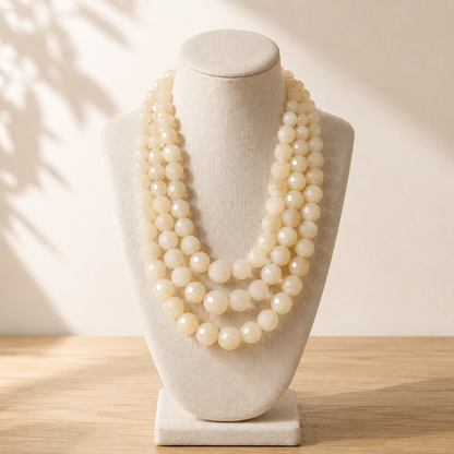 Collar Sfaccetta resina facetada – vista 6 – Trovare Chile